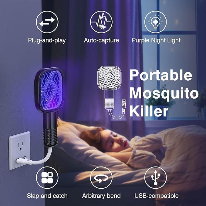 USB Mini Mosquito Killer Racket