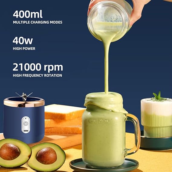 2 in 1 portable USB Rechargeable juicer