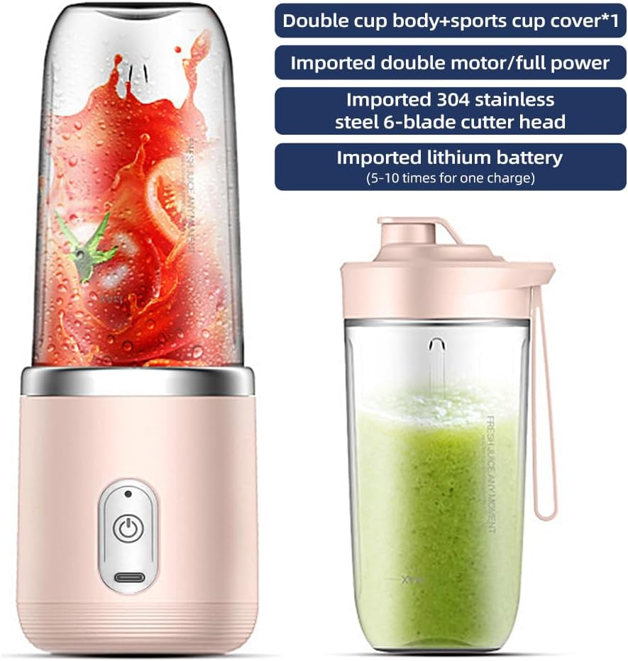 2 in 1 portable USB Rechargeable juicer